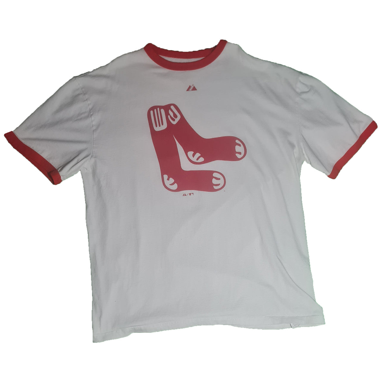 Mr. Sox Fashion Vintage Tshirt T Shirts Boston Massachusetts Red