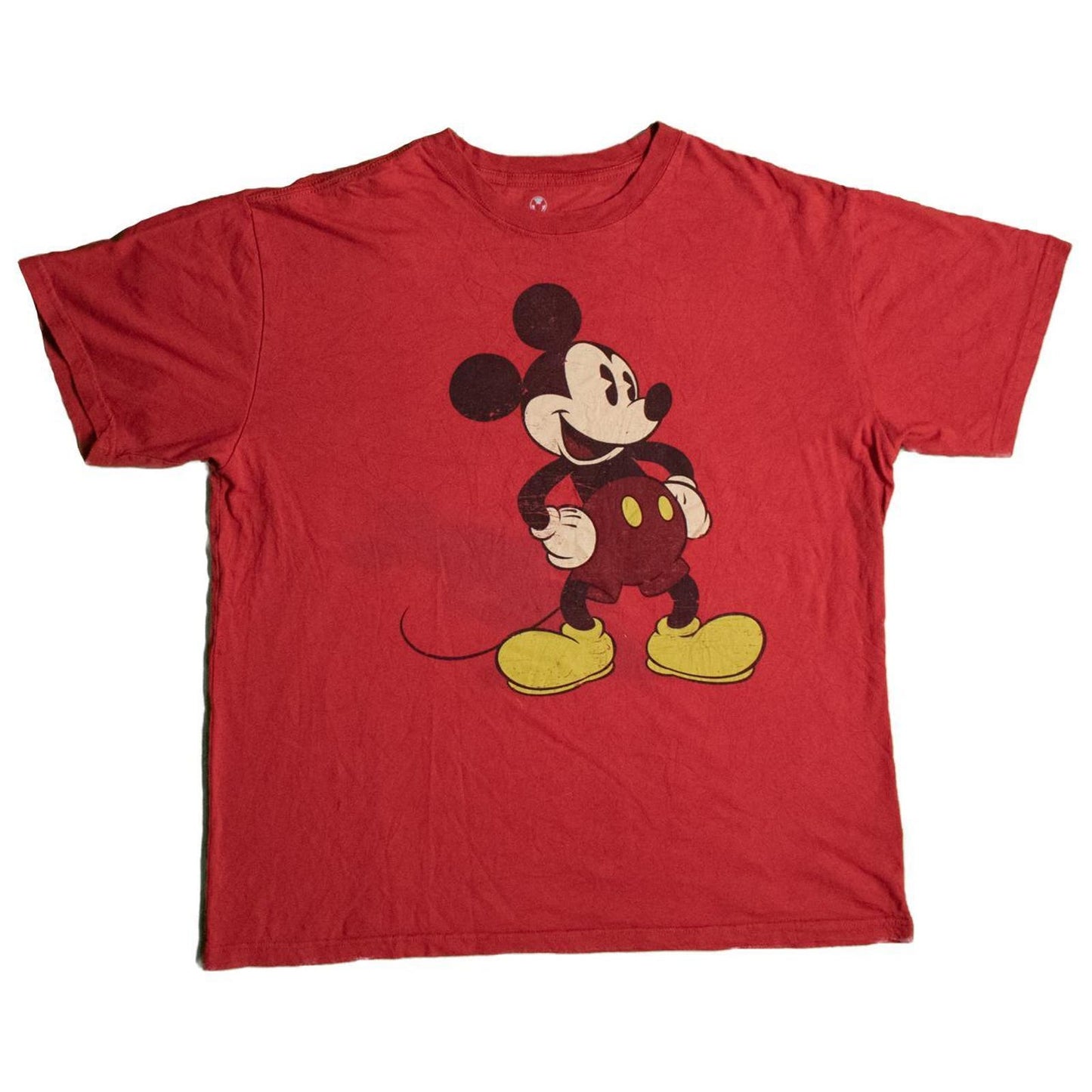 Red disney micky mouse Tee