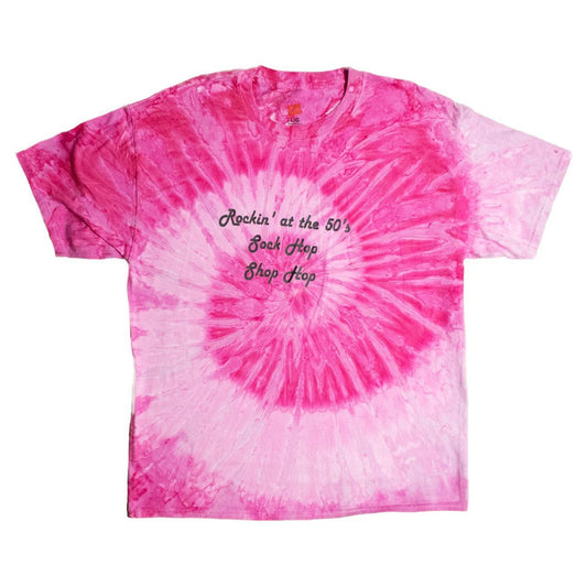 Thrifted pink tie dye Tee