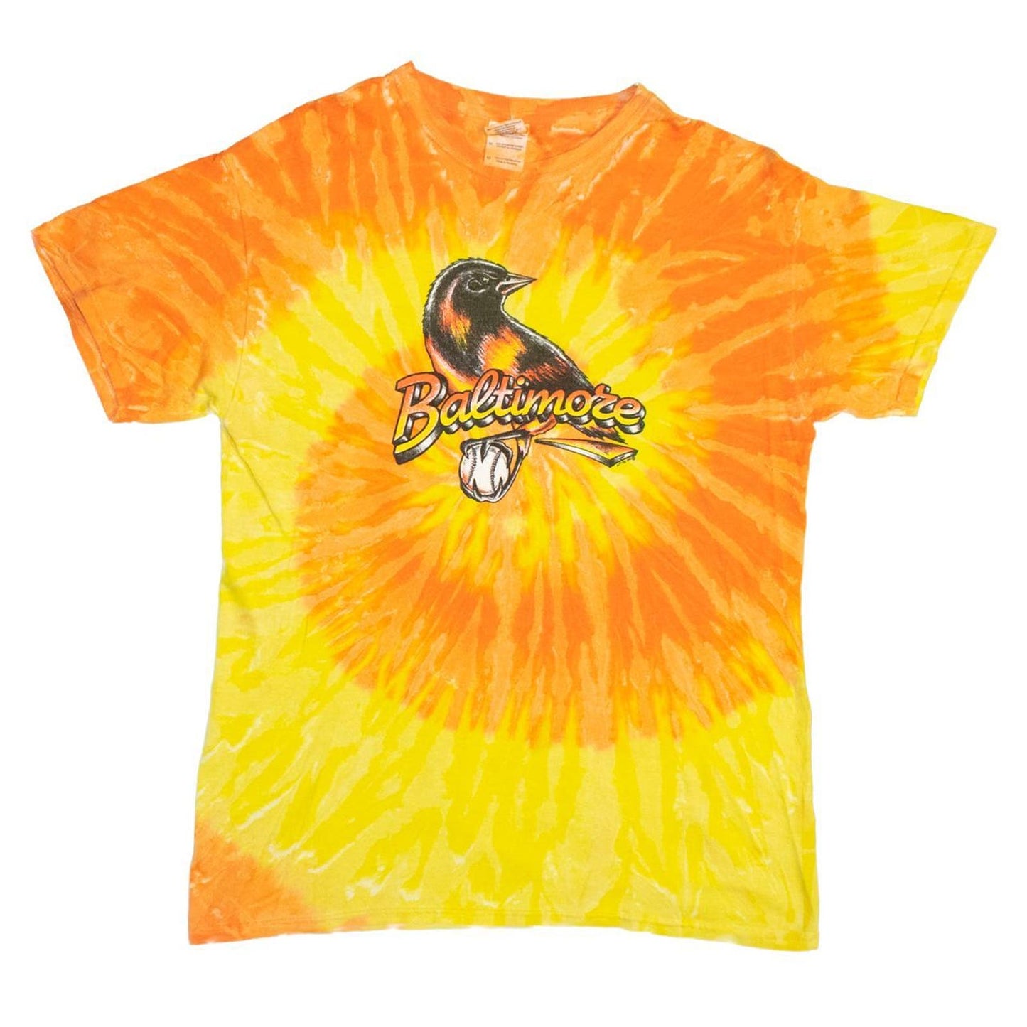 Baltimore orioles baseball orange yellow Tee