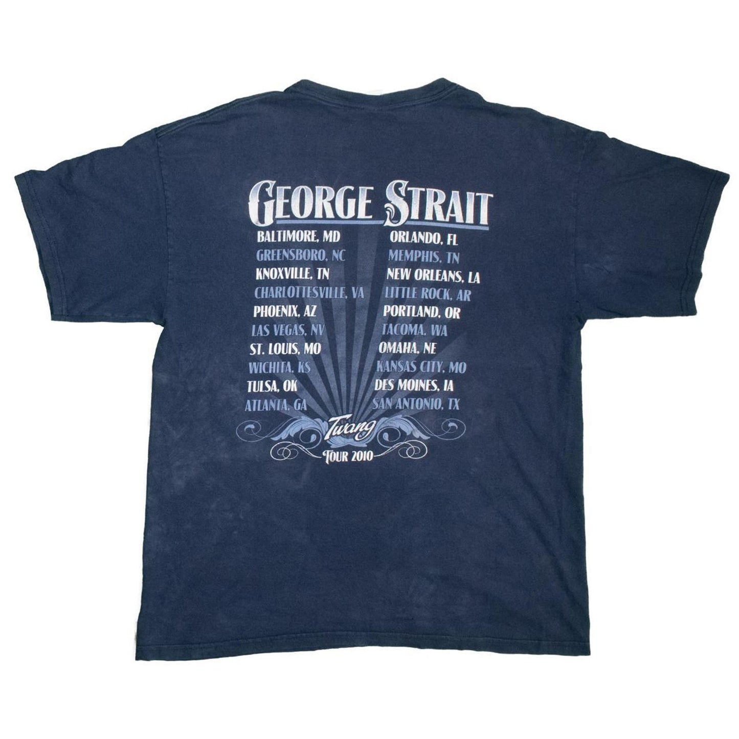 Classic george strait navy Tee