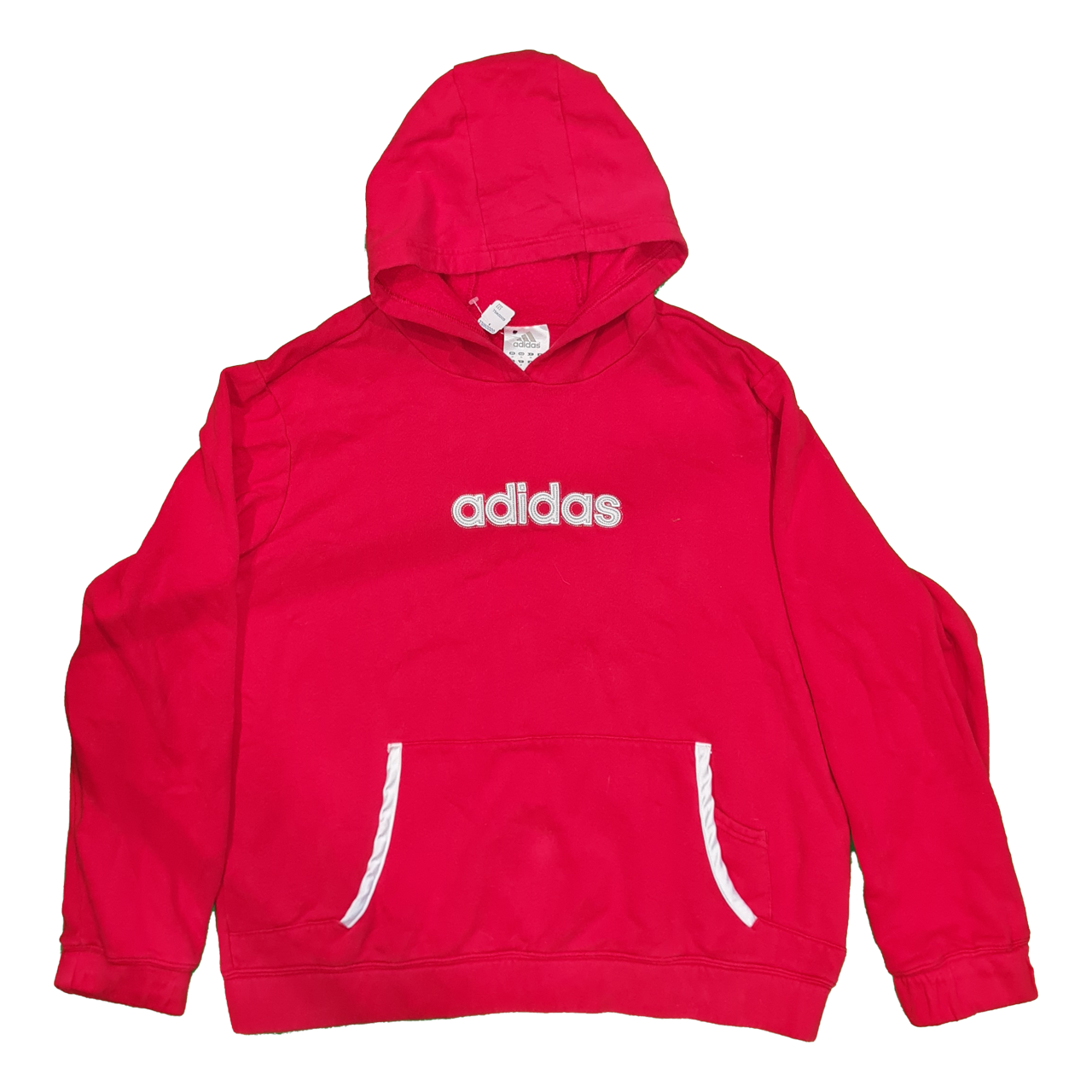 Vintage Red Adidas Hoodie